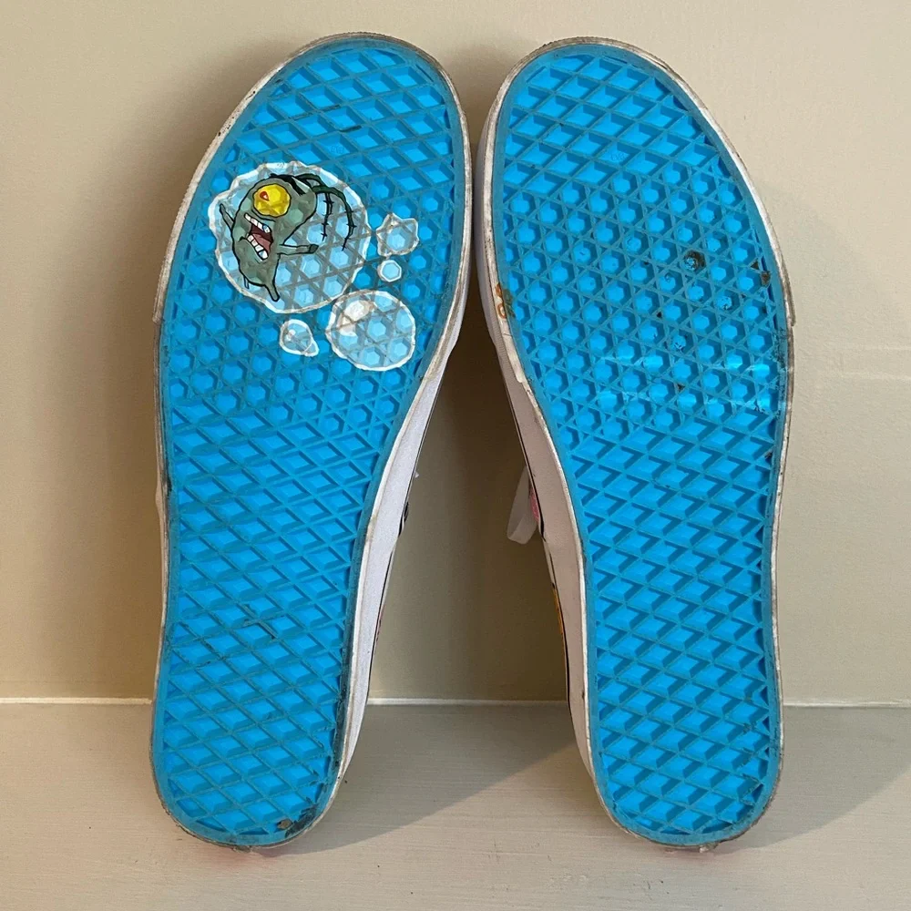 Vans SpongeBob Squarepants Authentic Size 12 Airbrush 2021 - Picture 6 of 7